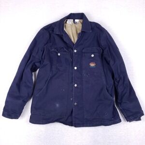 Rasco FR Quilted Flame Resistant Work Coat L-Long Navy